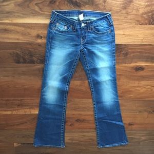 New True Religion Blue Jeans Bobby Size 28